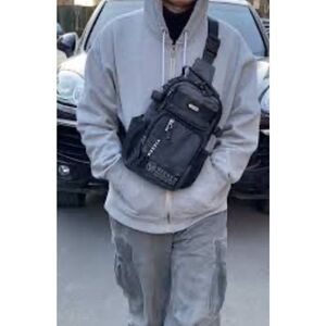 Black All Purpose Unisex Chest Bag